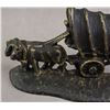 Image 9 : Pair of Metal Bookends Ox and Wagon