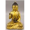 Image 1 : Chinese Gilt Gold Bronze Buddha