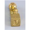 Image 8 : Chinese Gilt Brass Lucky Prayer Idol