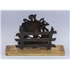 Image 3 : Brass Deco Letter Holder, Opener, and Inkwell