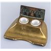 Image 6 : Brass Deco Letter Holder, Opener, and Inkwell