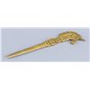 Image 9 : Brass Deco Letter Holder, Opener, and Inkwell