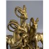 Image 3 : Chinese Three Goats Gilt Bronze Statue