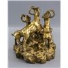 Image 4 : Chinese Three Goats Gilt Bronze Statue