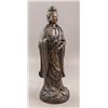 Image 2 : Chinese Bronze-Like Carved Porcelain Guanyin