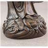 Image 6 : Chinese Bronze-Like Carved Porcelain Guanyin