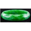 Image 4 : Chinese Green Jadeite Carved Bangle