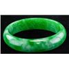 Image 6 : Chinese Green Jadeite Carved Bangle