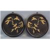 Image 1 : Set of 2 Chinese Wooden Gilt Birds