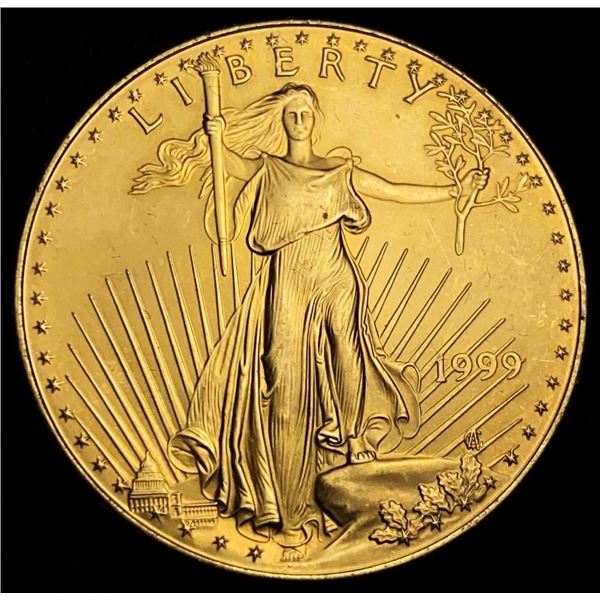 Good Luck Coin! 1999 American Gold Eagle 1 ozt