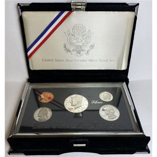 1997 United States Mint Premier Silver Proof Set (5-coins)