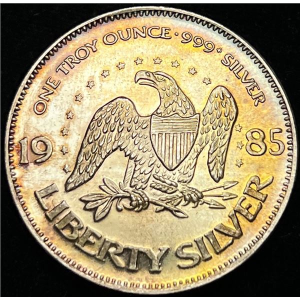 1985 A-Mark Liberty Bell 1 ozt .999 Silver