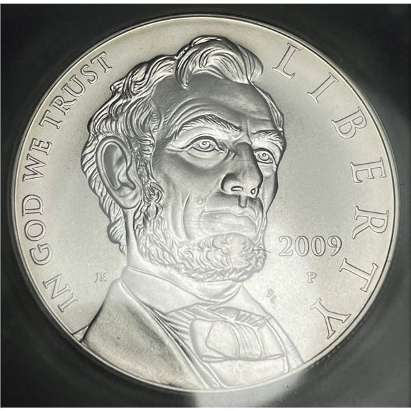 2009-P Abraham Lincoln U.S. Silver Commemorative Dollar MS70