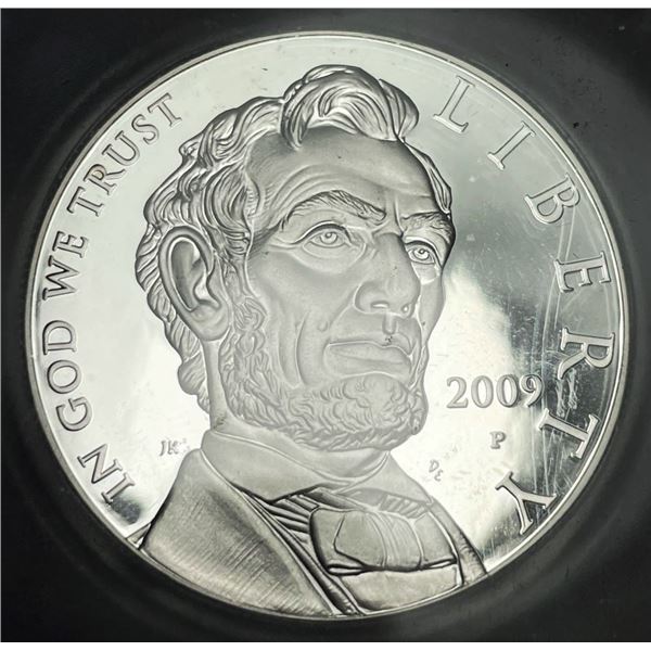 2009-P Abraham Lincoln U.S. Proof Silver Commemorative Dollar PR70DCAM