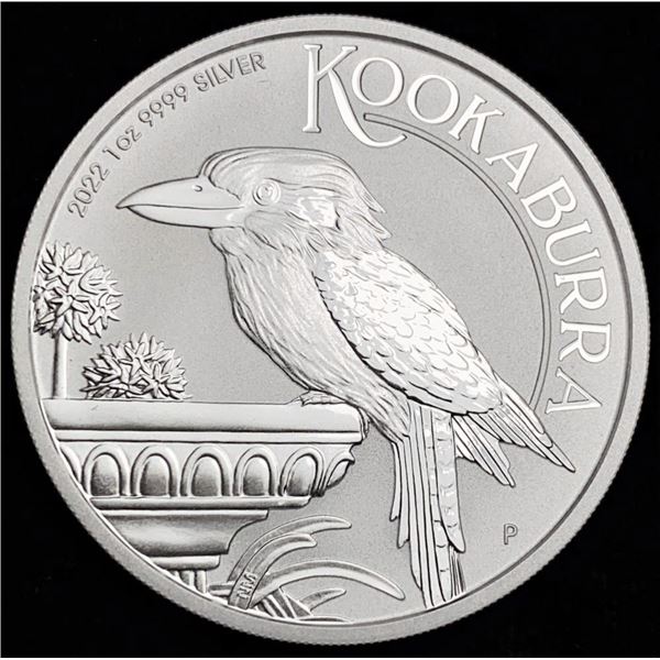2022 Australia Kookaburra Dollar .9999 Silver 1 ozt
