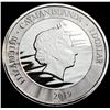 Image 2 : 2019 Cayman Islands Dollar Marlin 1 ozt .999 Silver