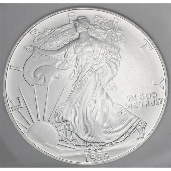 1995 American Silver Eagle NGC MS69