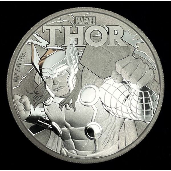 2018 Tuvalu Thor 1 ozt .9999 Silver $1