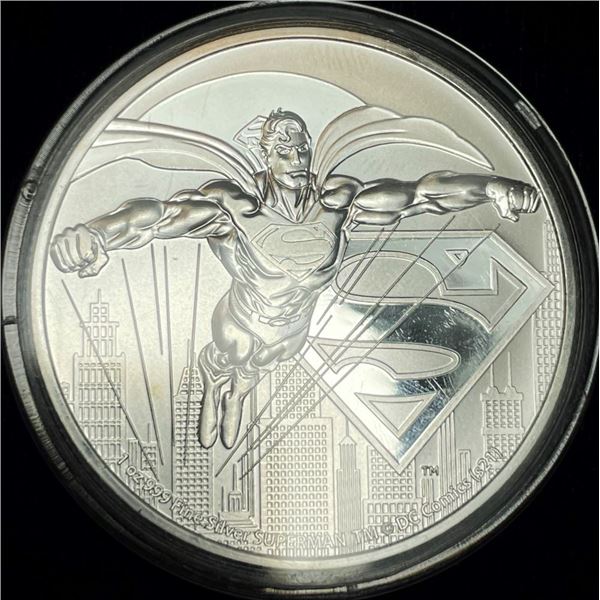 2021 Superman 1 ozt .999 Silver $2