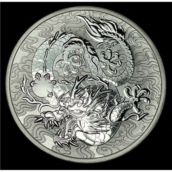 2021 Australia Dragon 1 ozt .9999 Silver $1