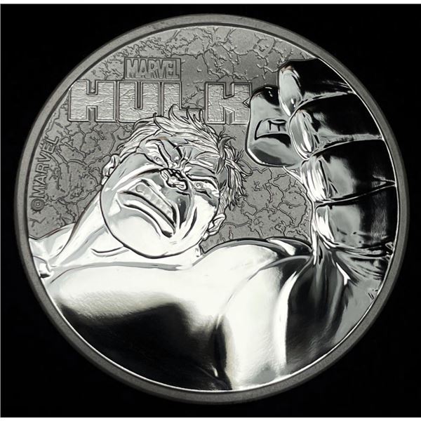 2019 Tuvalu Hulk 1 ozt .9999 Silver $1