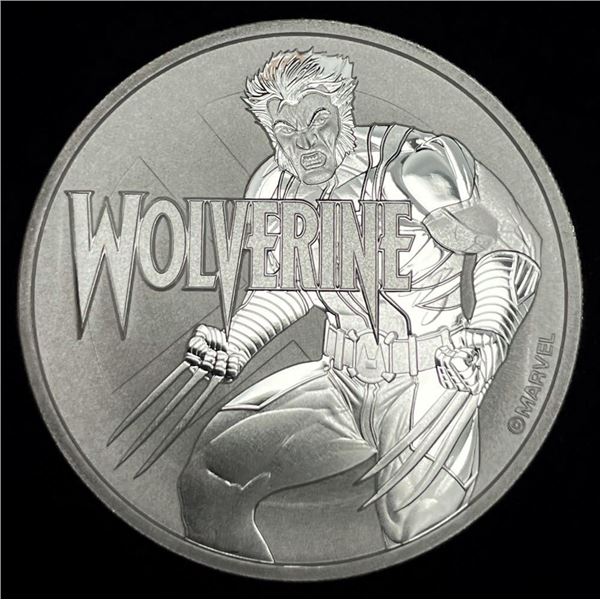 2021 Tuvalu Wolverine 1 ozt .9999 Silver $1