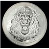 Image 1 : 2021 Rouring Lion 1 ozt .999 Silver $2