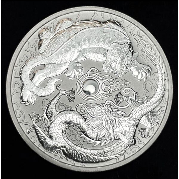 2018 Australia Tiger and Dragon 1 ozt .999 Silver $1