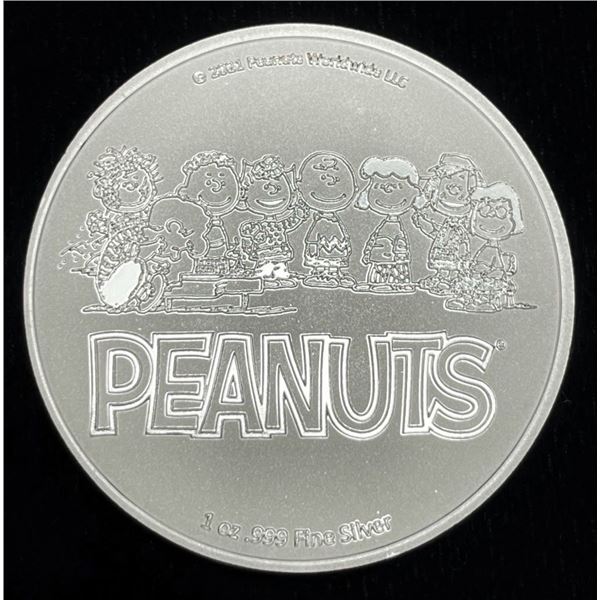 2021 Peanuts 1 ozt .999 Silver