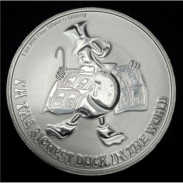 2022 "I'm the Richest Duck In The World" 1 ozt .999 Silver $2