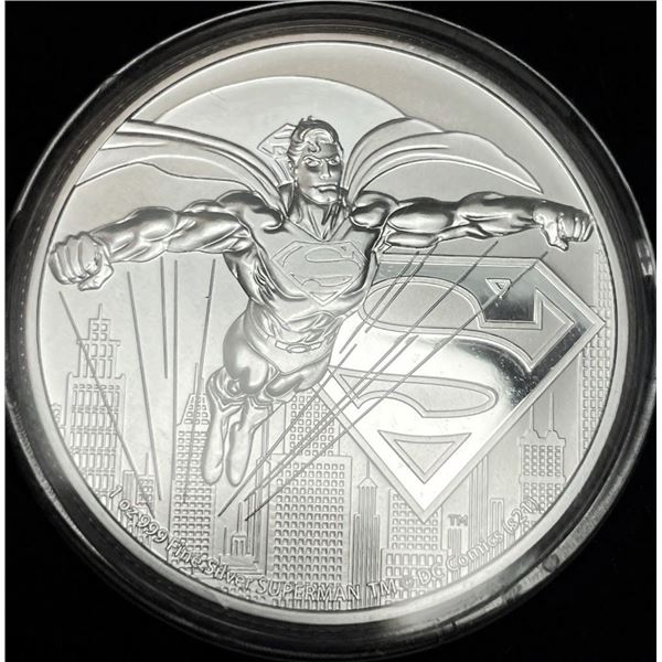 2021 Superman 1 ozt .999 Silver $2