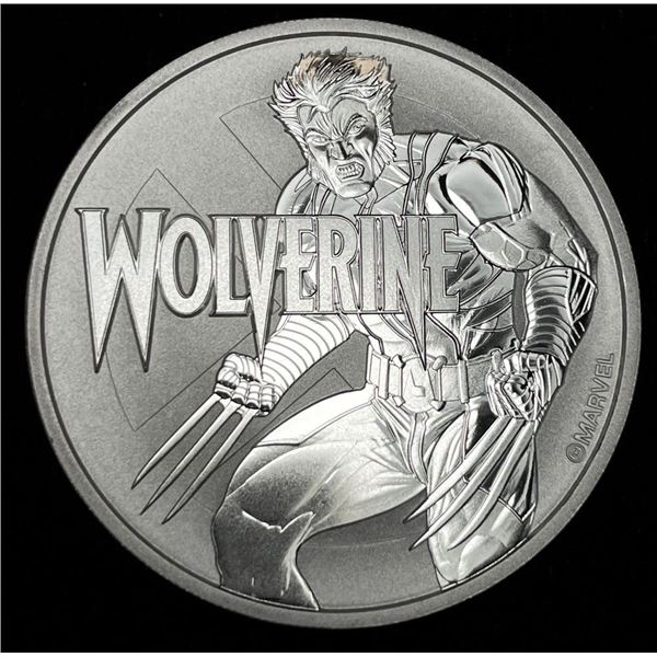 2021 Tuvalu Wolverine 1 ozt .9999 Silver $1