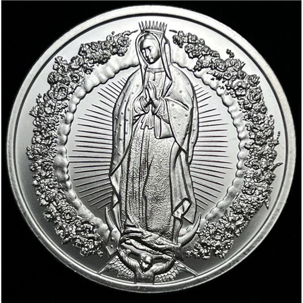 Intaglio Mint Virgin Mary 1 ozt .9999 Silver