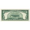 Image 2 : 1950 United States $5 Federal Reserve Note Uncirculated