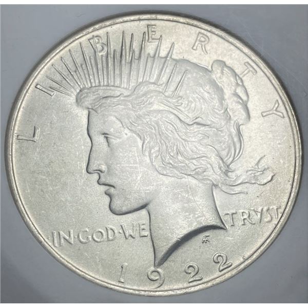 1922 Peace Silver Dollar NGC MS63