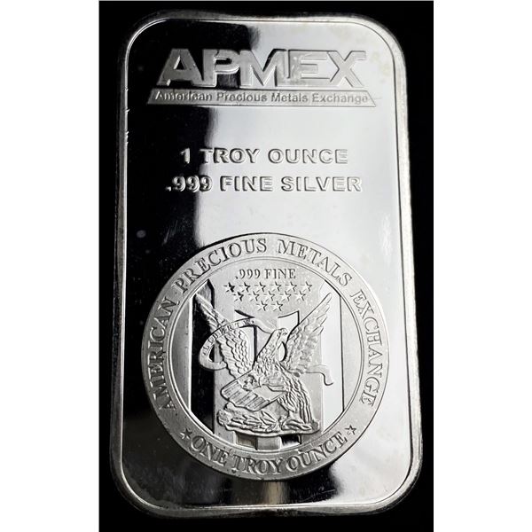 APMEX 1 ozt .999 Silver Bar