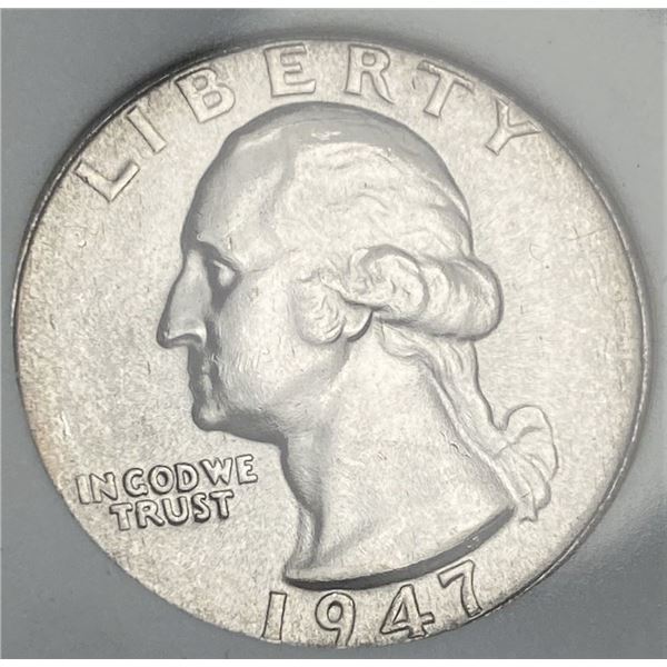 1947-D Washington Silver Quarter MS66+