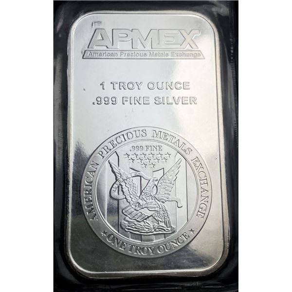 APMEX 1 ozt .999 Silver Bar