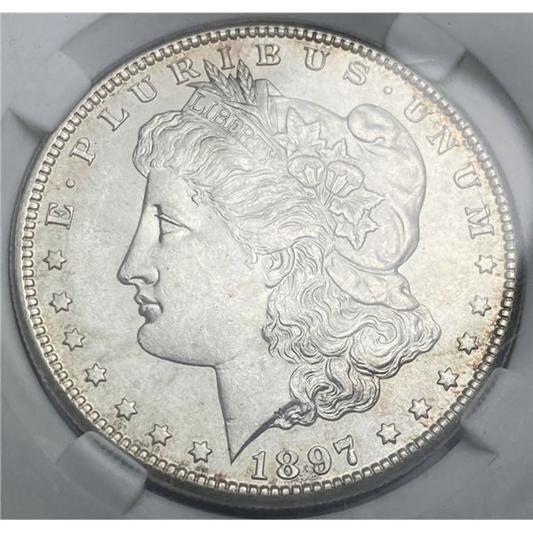 1897-S Morgan Silver Dollar MS65