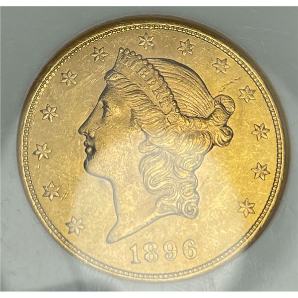 Last Minute! 1896-S Gold $20 Liberty Head NGC MS62