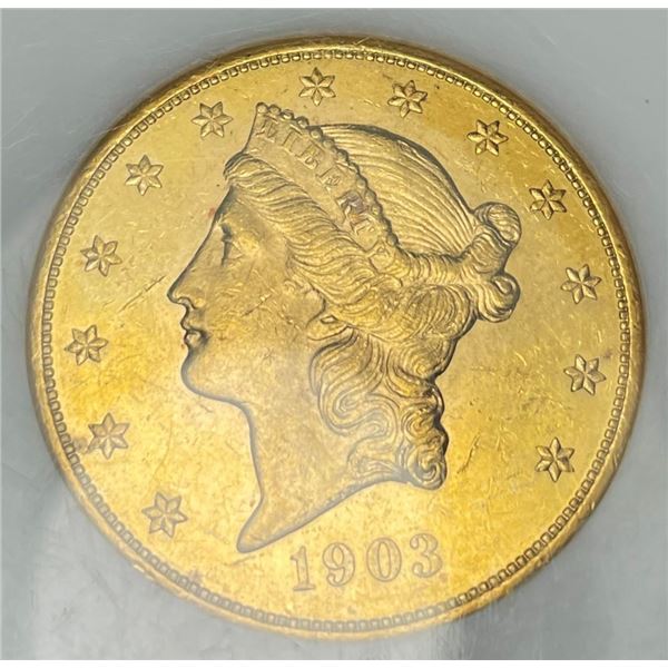 Last Minute! 1903 Gold $20 Liberty Head NGC MS62