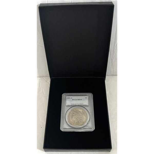 1885-O Morgan Silver Dollar PCGS MS64