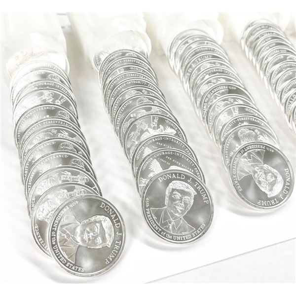 Roll (20-coins) Donald J. Trump .999 Silver 1 ozt