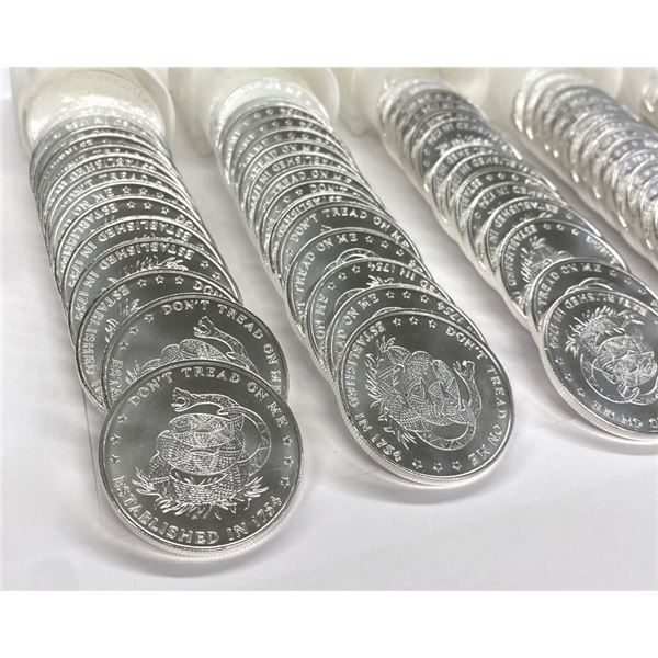 Roll (20-coins) Don't Tread On Me .999 Silver 1 ozt