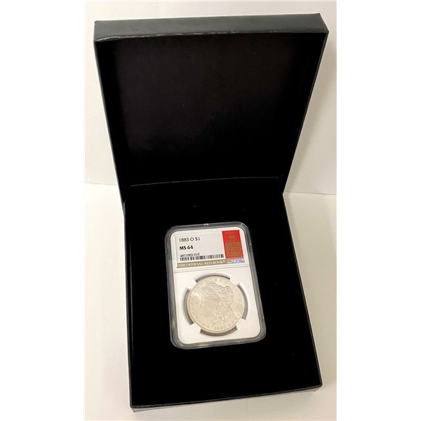 1883-O Morgan Silver Dollar NGC MS64