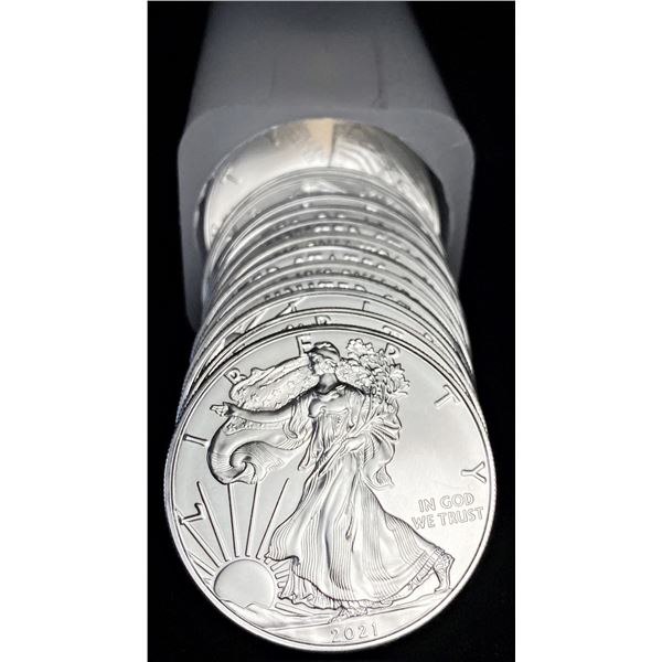 Roll (20-coins) 2021 American Silver Eagle