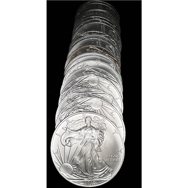 Last Minute! Original Treasery Roll (20-coins) 2010 American Silver Eagle