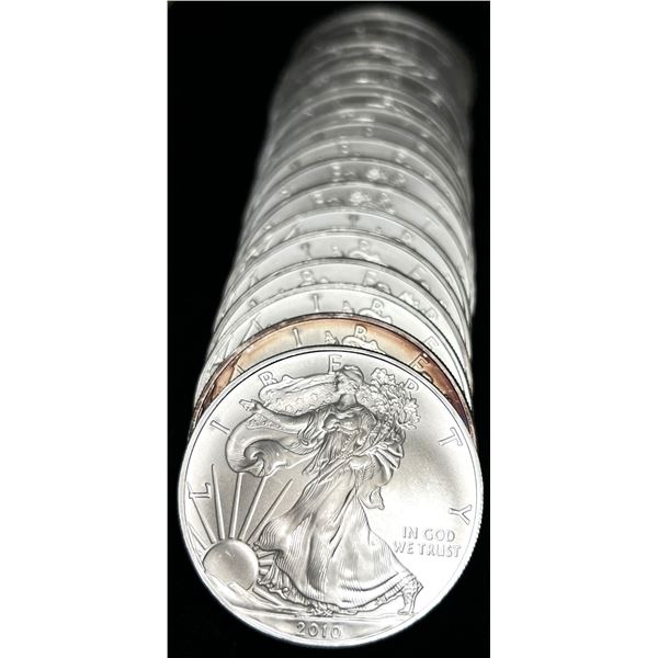 Last Minute! Original Treasery Roll (20-coins) 2010 American Silver Eagle