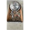 Image 1 : TRAY OF 1968-1972 FORD MUSTANG EMBLEMS AND GAS TANK COVER