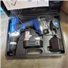 Image 2 : POWER FIST 18V DRILL WITH MAKITA TOOL CASE AND BOX OF WORK LIGHT SPRING ARM LIGHT AND MORE